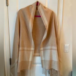 Jcrew tan pancho